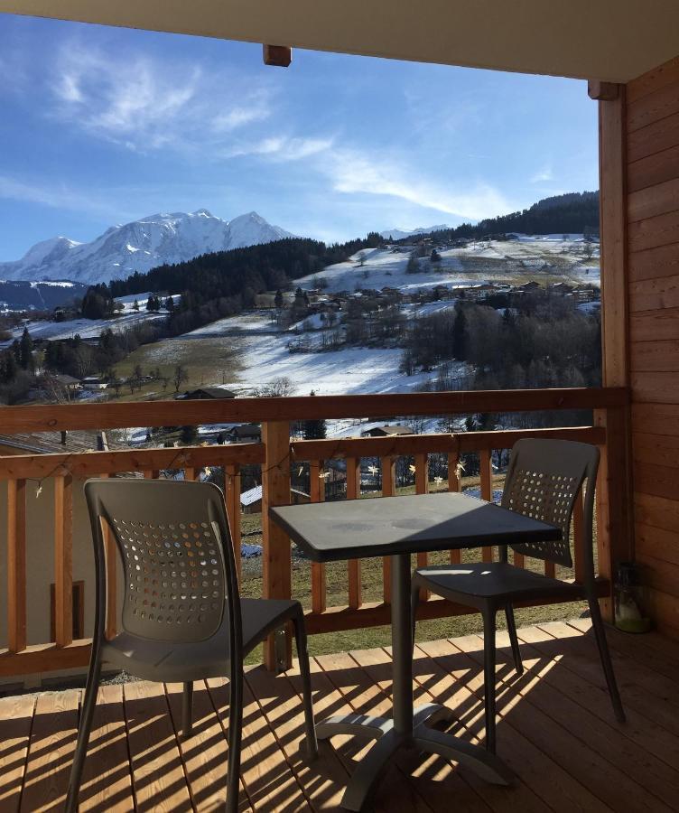 Luxury 2 Bedroom Apartment With View Of Mont Blanc Combloux Extérieur photo