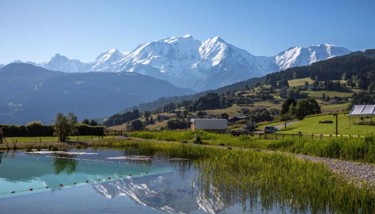 Luxury 2 Bedroom Apartment With View Of Mont Blanc Combloux Extérieur photo